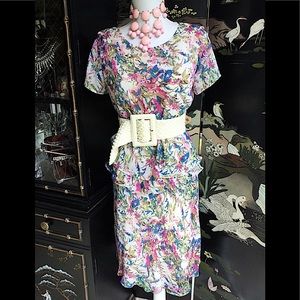 Light As Air Floral Dress. B10